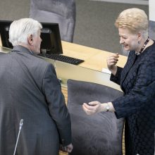 D. Grybauskaitė apie G. Nausėdą: pirmuosius metus atlaikė