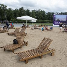 Netikėta: Lukiškių aikštėje – paplūdimys su vaizdu į jūrą