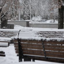 Sostinei – sniego iššūkiai: kelininkai dirbo visą naktį