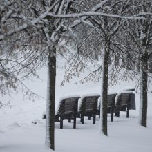 Sostinei – sniego iššūkiai: kelininkai dirbo visą naktį