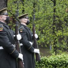 Vilniuje pašventintas paminklas paskutiniam partizanui – A. Kraujeliui-Siaubūnui