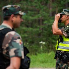 Pasienyje su Baltarusija – ramu: nefiksuota neteisėtų migrantų