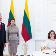 Minimas diplomatinių santykių šimtmetis: G. Nausėda susitiko su Danijos kronprincese