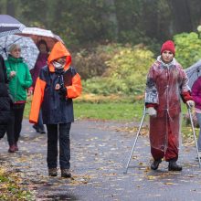 Lietuvė pasiekė Gineso rekordą: su ramentais nuėjo beveik 15 km