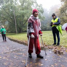 Lietuvė pasiekė Gineso rekordą: su ramentais nuėjo beveik 15 km