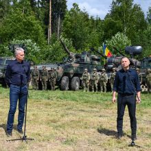 G. Nausėda Suvalkų koridoriuje: Lenkijos ir Lietuvos vienybė yra bloga žinia agresoriui