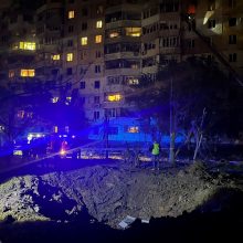 Naktį rusų pajėgos dronais atakavo Odesą, žuvo trys žmonės