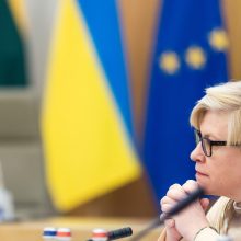 Premjerė apgailestauja dėl Heraldikos komisijos raginimo nenaudoti Ukrainos simbolikos