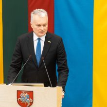 Už Lietuvos integraciją į NATO ir ES V. Adamkui įteikta A. Stulginskio žvaigždė
