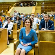 Seimo vadovė: dabar mėginti blokuoti parlamento darbą yra neatsakinga