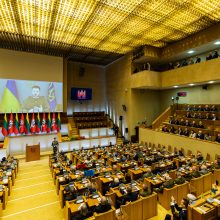 Laisvės premiją pelnęs V. Zelenskis: jūs nė vieną minutę neišdavėte laisvės