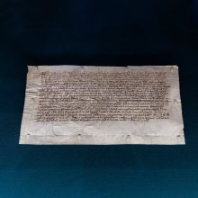 Vilniui minint 700 metų jubiliejų galima pamatyti Gedimino laiško nuorašą