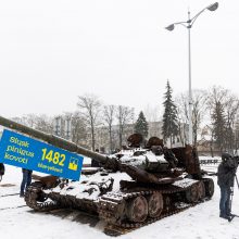 Papiktino raudoni gvazdikai prie rusų tanko: ar Lietuvoje galima garbinti okupantus?