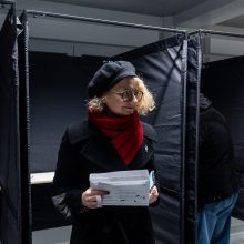 Premjerė ragina žmones eiti balsuoti: sėdėti ant sofos ar kariauti feisbuke nėra pilietiška