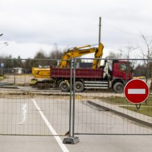 Gariūnų prekeiviai sukilo dėl žiedinės sankryžos įrengimo – prireikė policijos