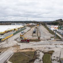 Gariūnų prekeiviai sukilo dėl žiedinės sankryžos įrengimo – prireikė policijos