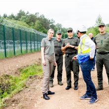 A. Bilotaitė: 100 kilometrų patrulių tako Baltarusijos pasienyje tikimasi įrengti dar šiemet