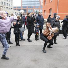 Prie senojo policijos pastato – protestas už kuriantį miestą