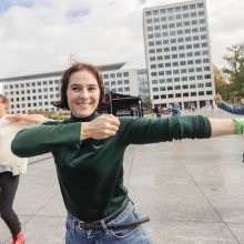 Judėjimo sveikuoliai okupavo Vienybės aikštę: kai kurie jų tokiais tapo tik šiandien