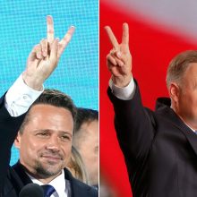 Lenkai Vilniuje prezidento rinkimuose labiau palaikė R. Trzaskowskį