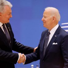 G. Nausėda Varšuvoje susitiks su JAV prezidentu J. Bidenu