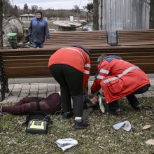 Kramatorską rusai bombardavimo kasetinėmis bombomis: du žmonės žuvo