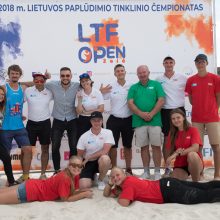 Paplūdimio tinklinio čempionate – dramatiškos finalų kovos