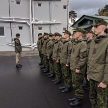 Tarnybą kariuomenėje pradėjo daugiau nei tūkstantis šauktinių