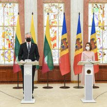 G. Nausėda Moldovoje kalbėjo ir apie europinį kursą, ir apie „Euroviziją“