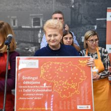 Prezidentė davė startą „Maisto banko“ akcijai