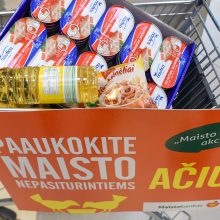 Prezidentė davė startą „Maisto banko“ akcijai