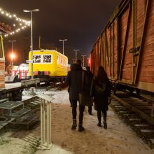 Vilnius – kaip Berlynas? Alternatyvus Kalėdų miestelis įsikūrė geležinkelio stotyje