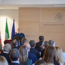 D. Grybauskaitė Romoje atidarė naują Lietuvos ambasadą