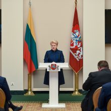 D. Grybauskaitė: Lietuva turi skleisti Vakarų vertybes