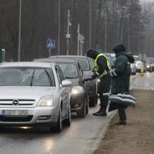 Klaipėdos policijai darbo netrūko: per parą patikrino 13 tūkst. automobilių