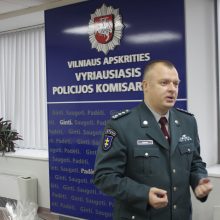 Vilniaus apskrities vyriausiojo policijos komisariato viršininkas Saulius Gagas