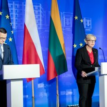 Vokietijos politiką padedant Ukrainai Lenkijos premjeras vadina per silpna