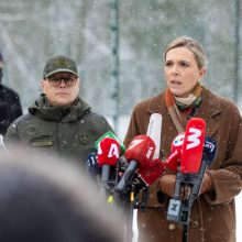 Ministrė ir pasienio vadas: ramybė Baltarusijos pasienyje – apgaulinga
