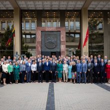 Su ambasadoriais susitikusi Seimo pirmininkė kvietė pasitelkti visas galias Lietuvos labui