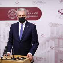 G. Nausėda: nuotolinis darbas nėra yda, jį taikyti gali ir Seimas