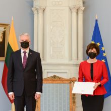 Prezidentas suteikė įgaliojimus Lietuvos ambasadorei JAV A. Plepytei