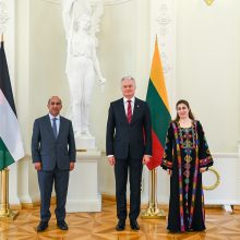 Prezidentas priėmė Egipto, Jordanijos ir Botsvanos ambasadorių skiriamuosius raštus