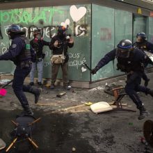 Gegužės 1-oji Europoje: miestuose vyko mitingai ir protestai
