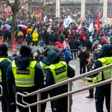 Sausio 13-osios minėjimas – triukšmingas: premjerė kalbą sakė su ašarom, protestuotojai rėkė „Gėda!“