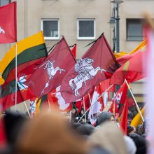 Sausio 13-osios minėjimas – triukšmingas: premjerė kalbą sakė su ašarom, protestuotojai rėkė „Gėda!“