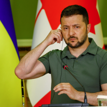 V. Zelenskis pareiškė: kontrpuolimas prieš Rusijos pajėgas vyksta