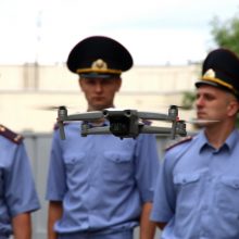Lietuvos policija neigia Baltarusijos režimui perdavusi penkiolika dronų
