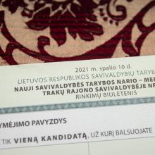 Trakų rajone į antrąjį mero rinkimų turą pateko A. Šatevičius ir J. Narkevičius