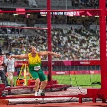 Disko metikas A. Gudžius Tokijo olimpinių žaidynių finale liko šeštas