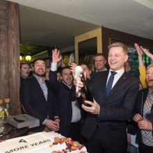 Vilniaus meru perrinktas R. Šimašius: vilniečiai išsirinko ne katę maiše